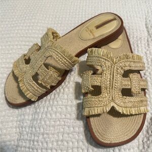 Sam Edelman Raffia slides sandals